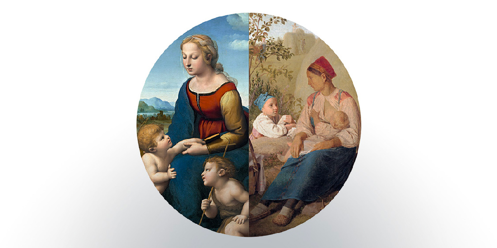  Geneic Raffaello Sanzio Art Postcards - 9 PCS Art Gift  Invitation Post Cards Set Sistine Madonna Aesthetic Picture Wall Collage  Postcards for Chidren, Friends,Family (Raffaello Sanzio) : Office Products