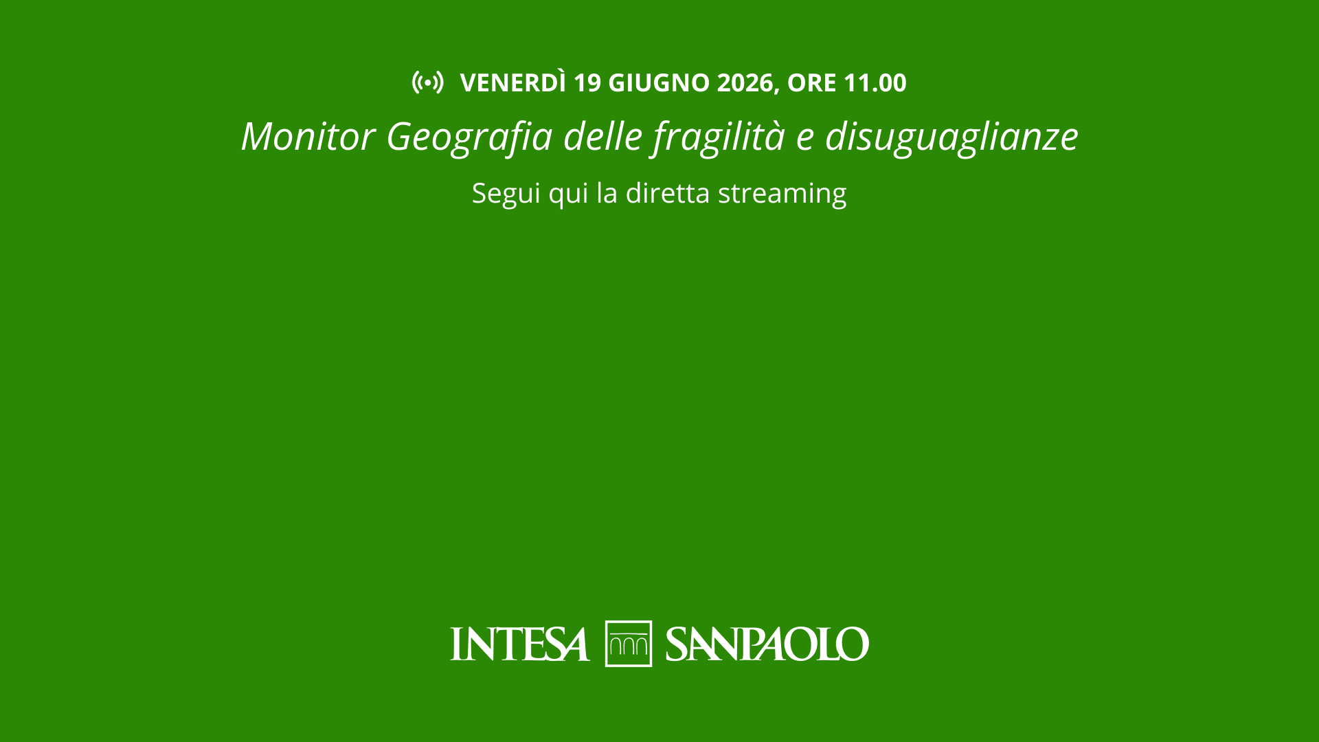 Cartello introduttivo dell'evento