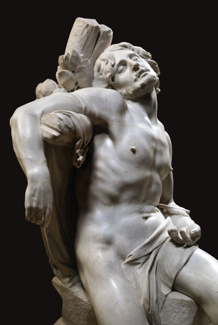 Immagine raffigurante la statua di San Sebastiano di Gian Lorenzo Bernini