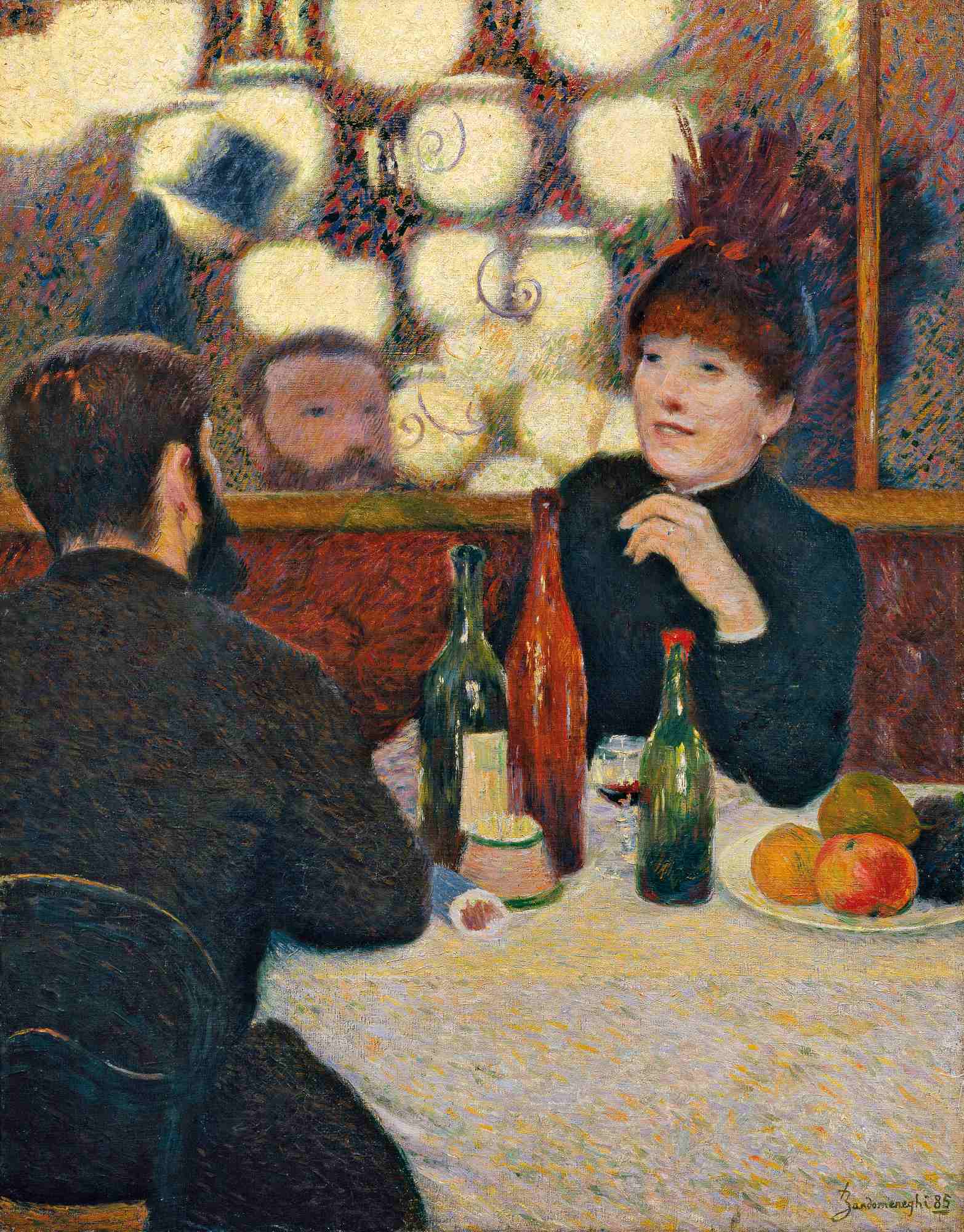 Federico Zandomeneghi, Al Caffé Nouvelle Athènes (1885; Collezione privata)